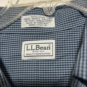 LL Bean dress shirt button down
